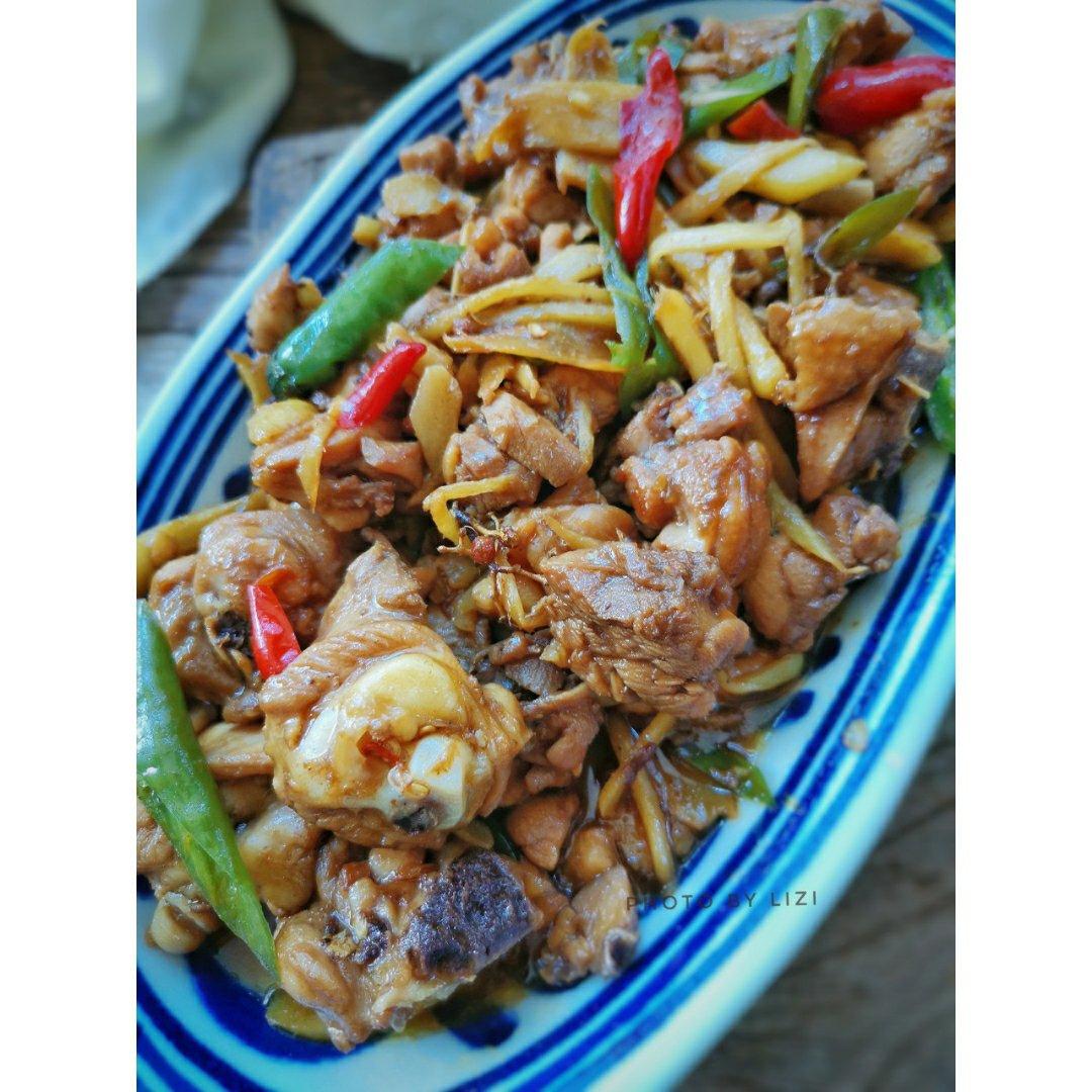 ㊙️不加一滴水‼️仔姜炒鸡‼️鸡肉鲜嫩一秒上头