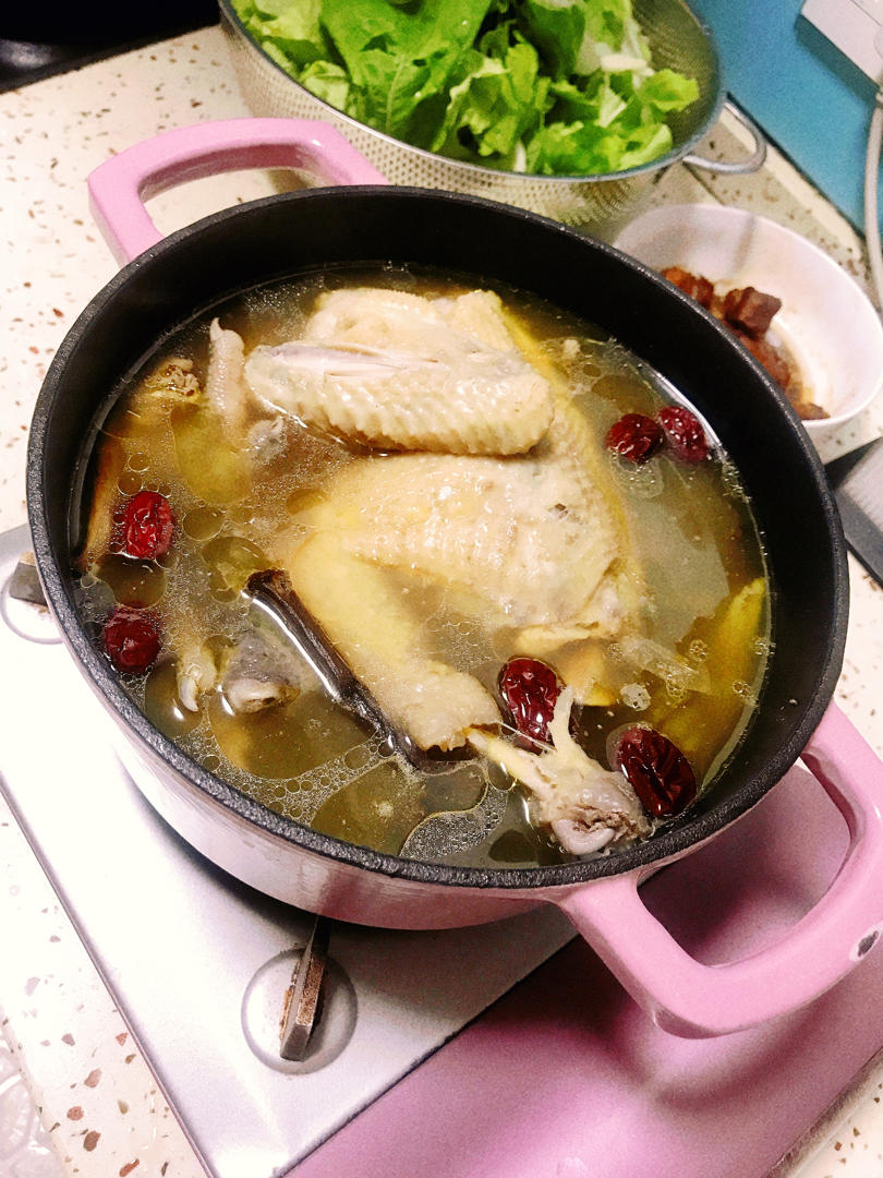 【北鼎珐琅铸铁锅食谱】元气满满炖鸡汤