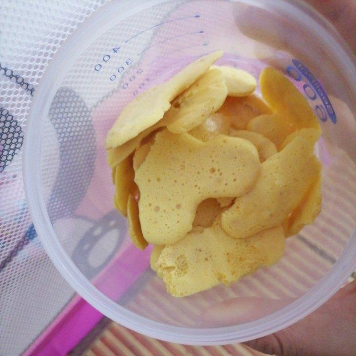无添加火龙果蛋黄溶豆