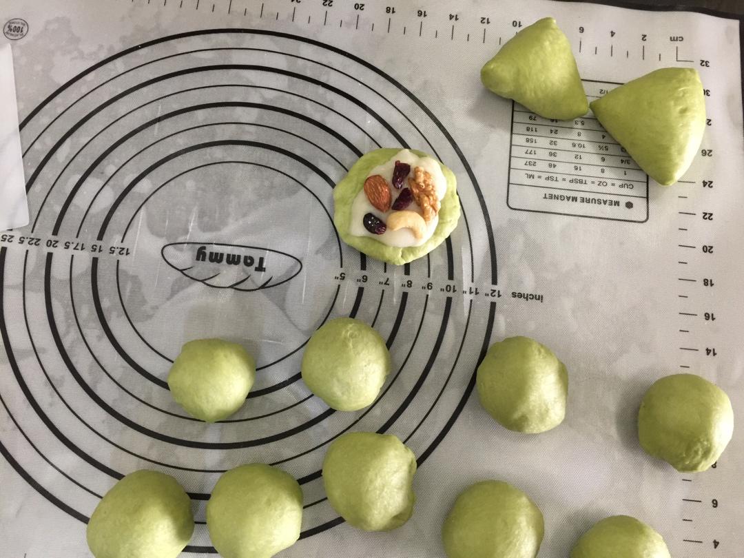 抹茶麻薯软欧包