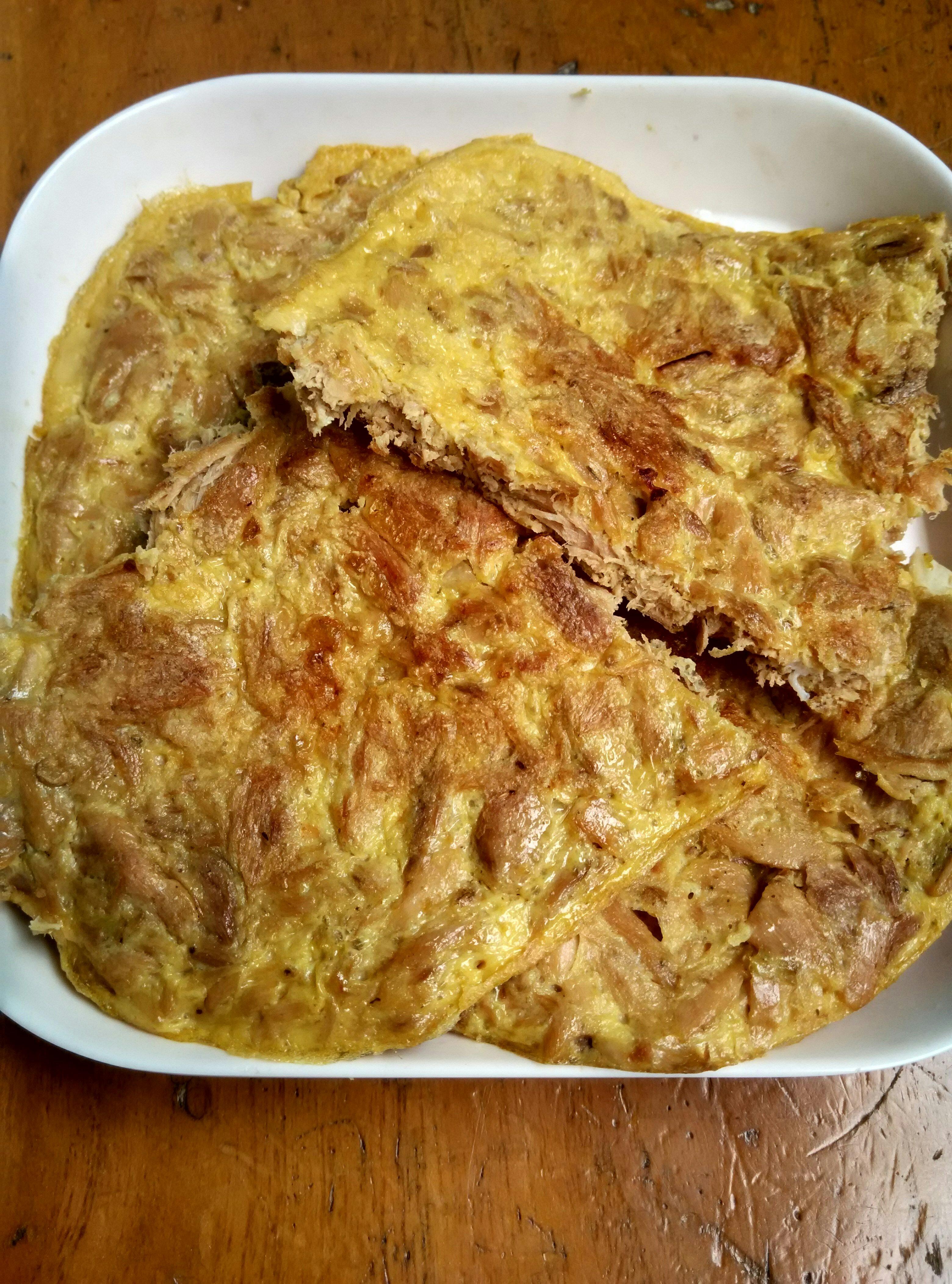 [高蛋白低脂]  金枪鱼蛋饼的做法