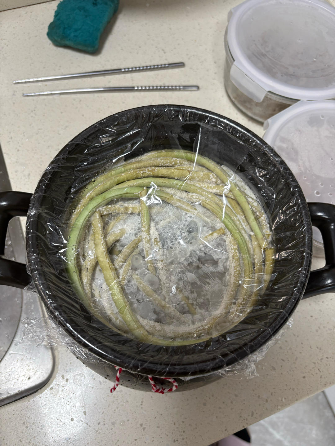 自制酸豆角（史上最简单三天完成）