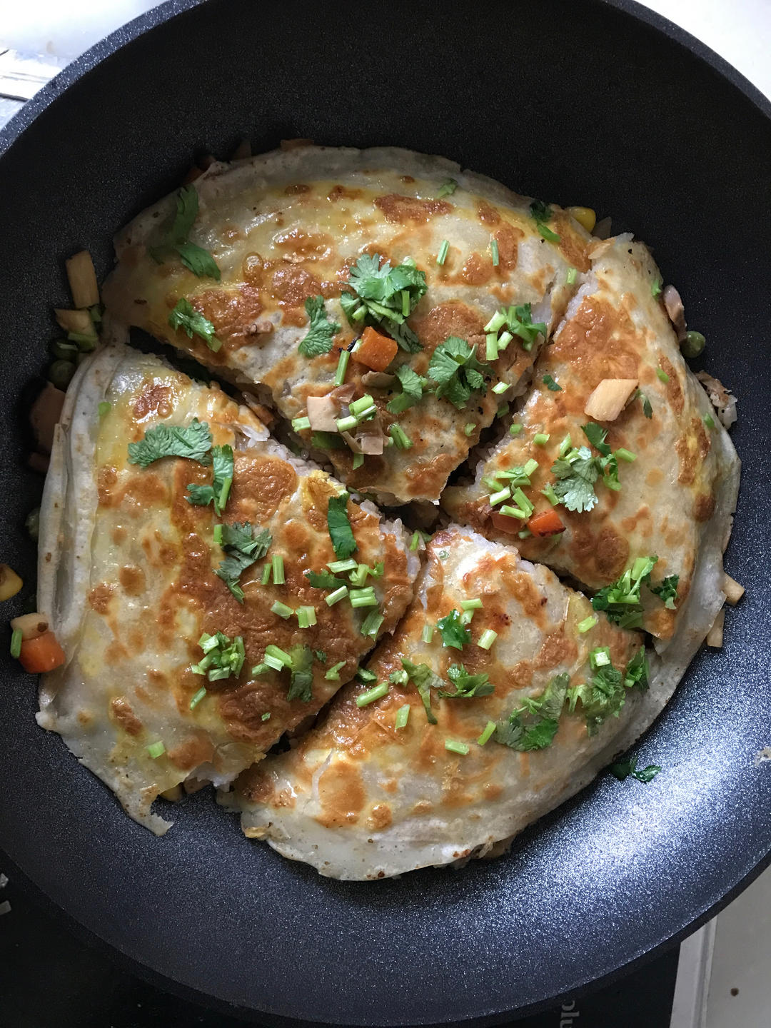 不用去武汉就能吃到的【武汉三鲜豆皮】