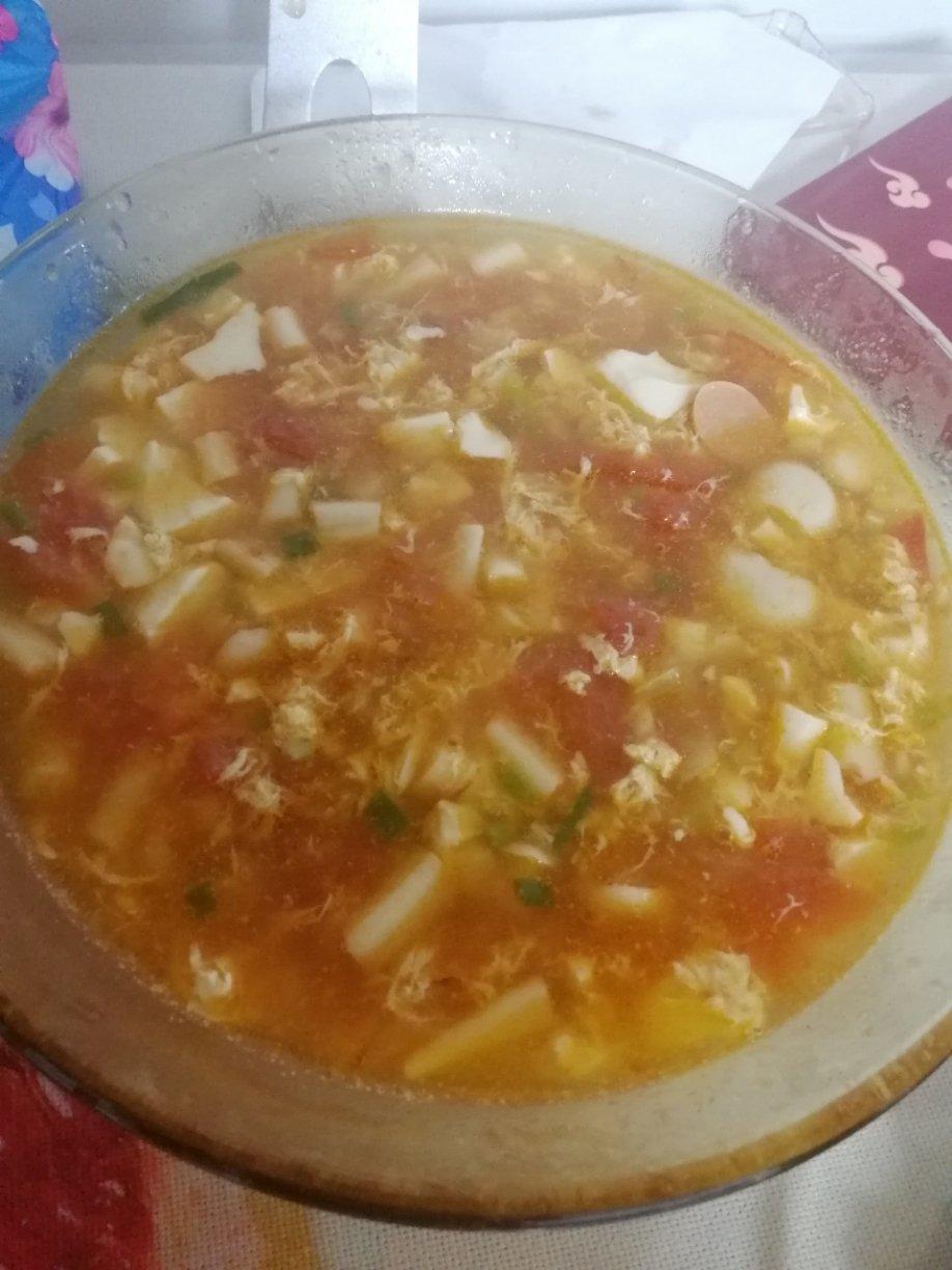 鲜掉眉毛的菌菇豆腐汤