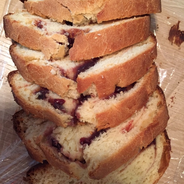 面包机版蔓越莓吐司（升级版：二次发酵）