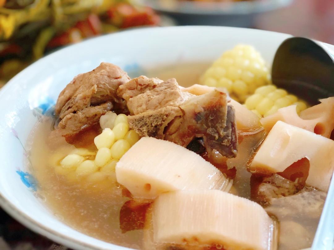 莲藕排骨玉米汤（从这道汤说起，如何煲一碗好喝的汤）