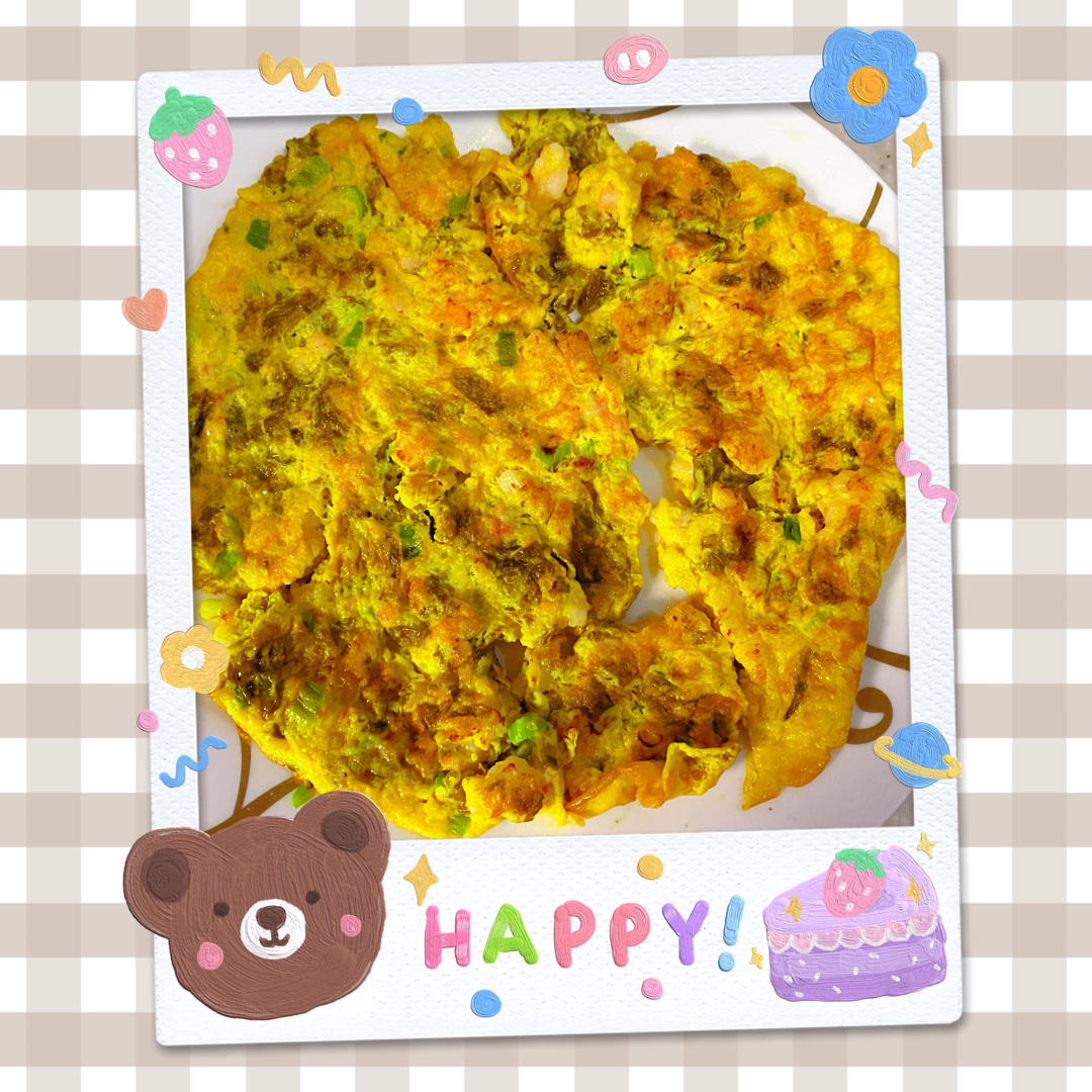 紫菜煎蛋饼