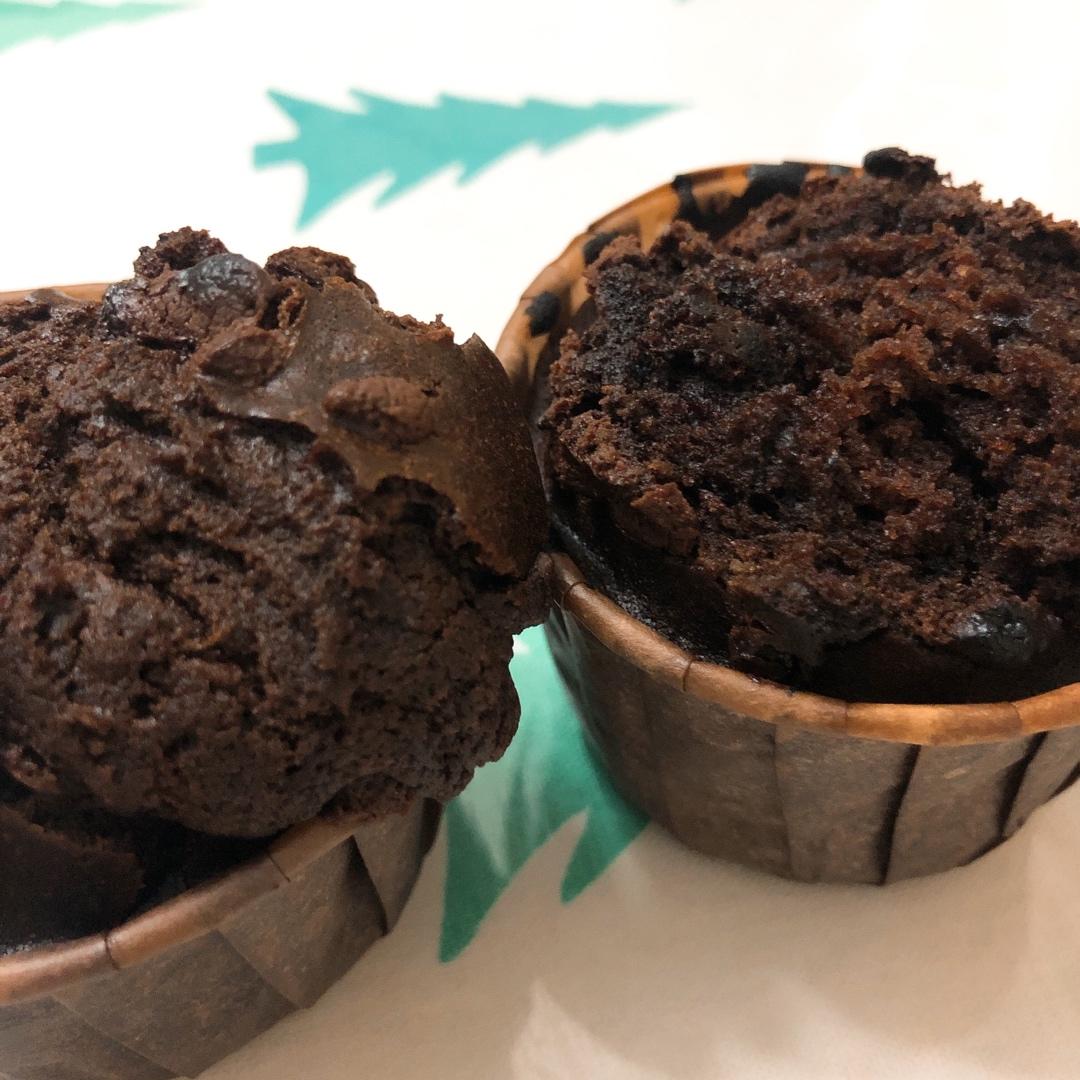 巨简单❗️超快速❗️巧克力玛芬蛋糕❗️好吃哭了