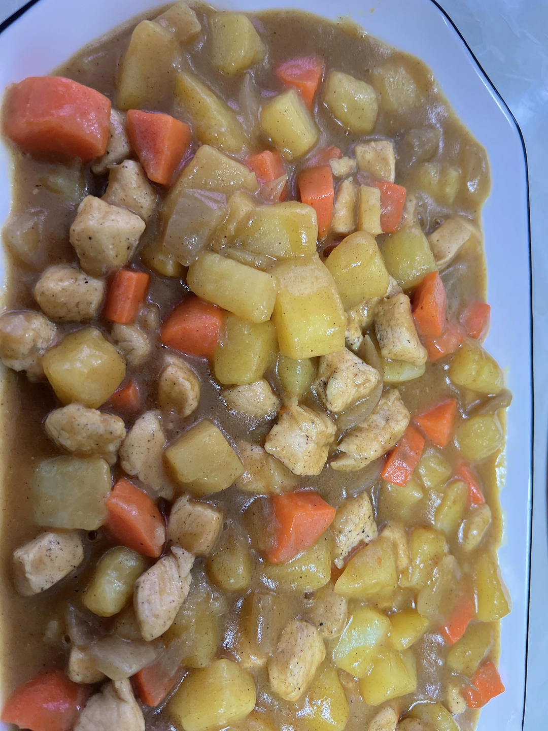 咖喱土豆鸡块