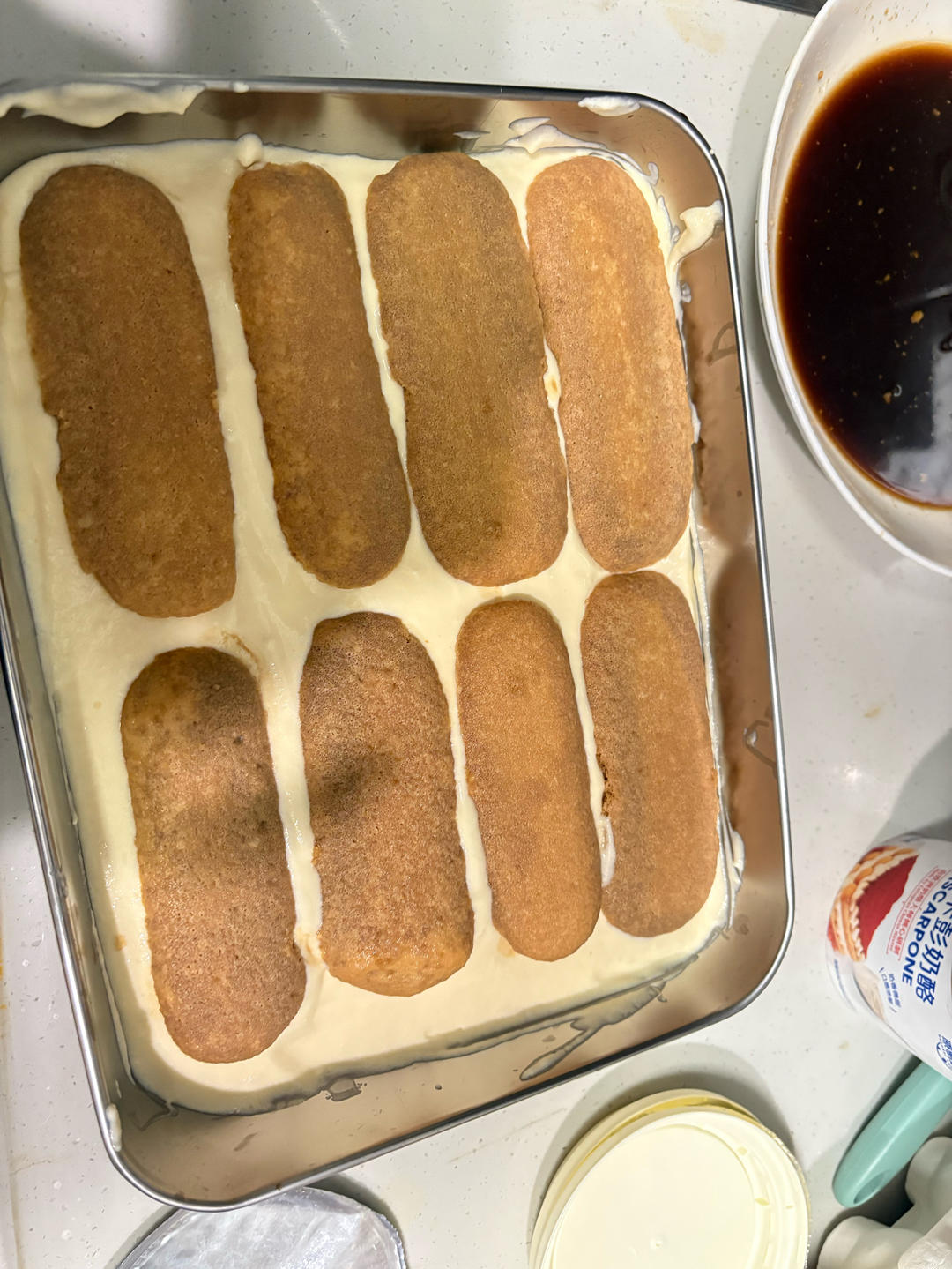 在欧洲学会的经典版提拉米苏