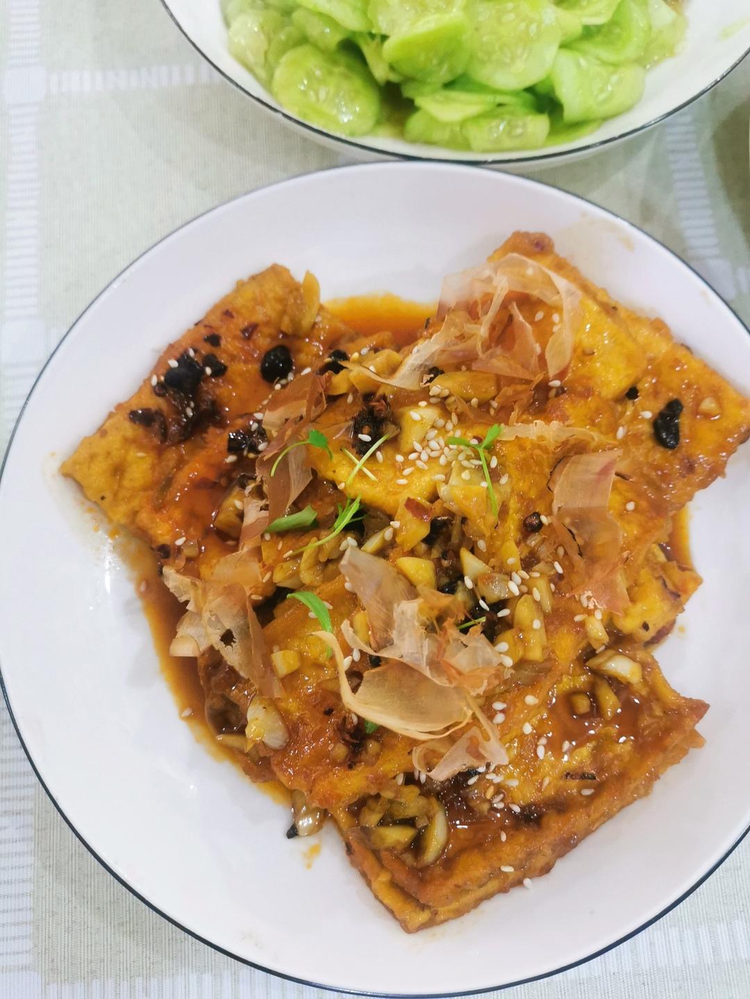 最下饭的香煎脆皮豆腐