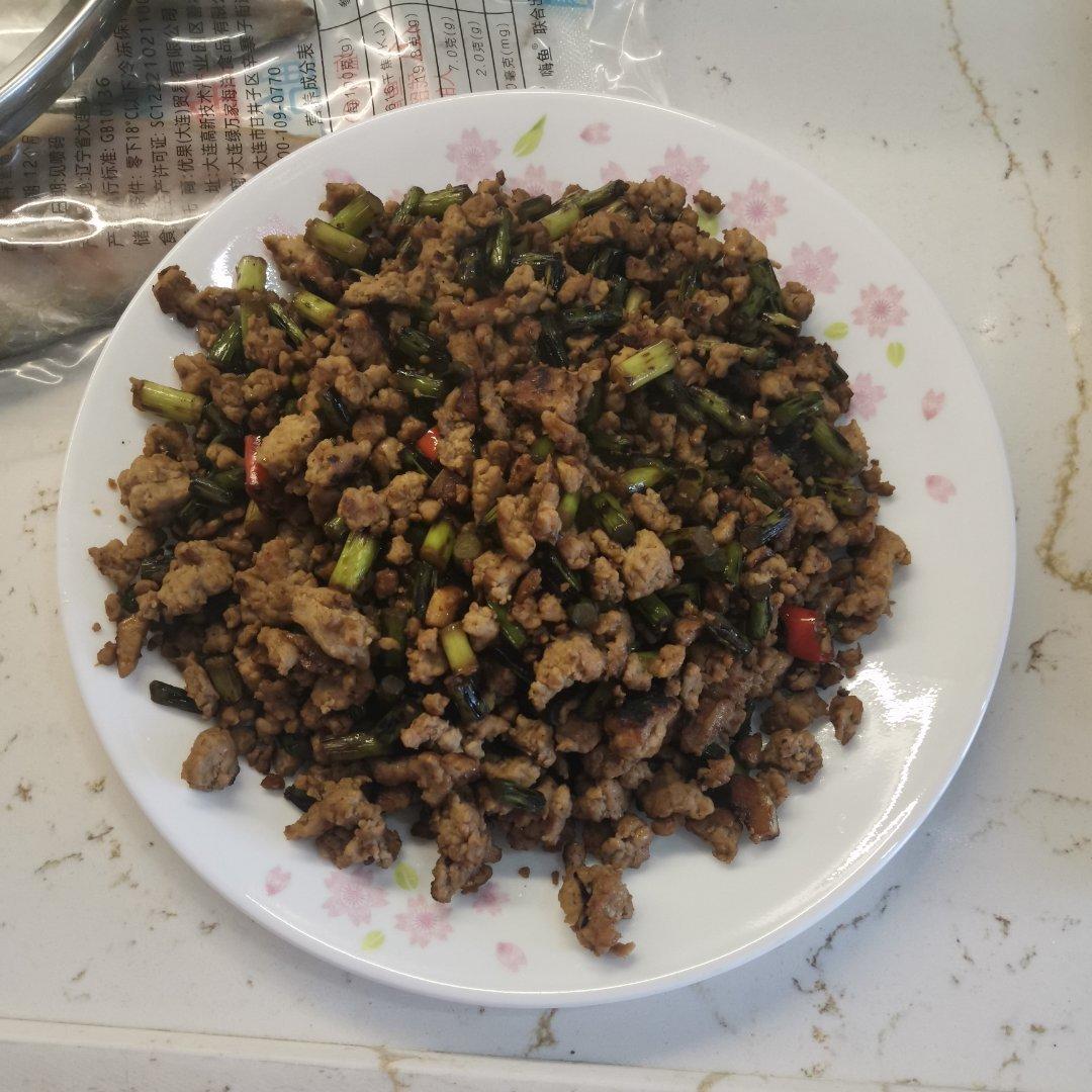 超简单的家常下饭菜猪肉末辣炒豆角