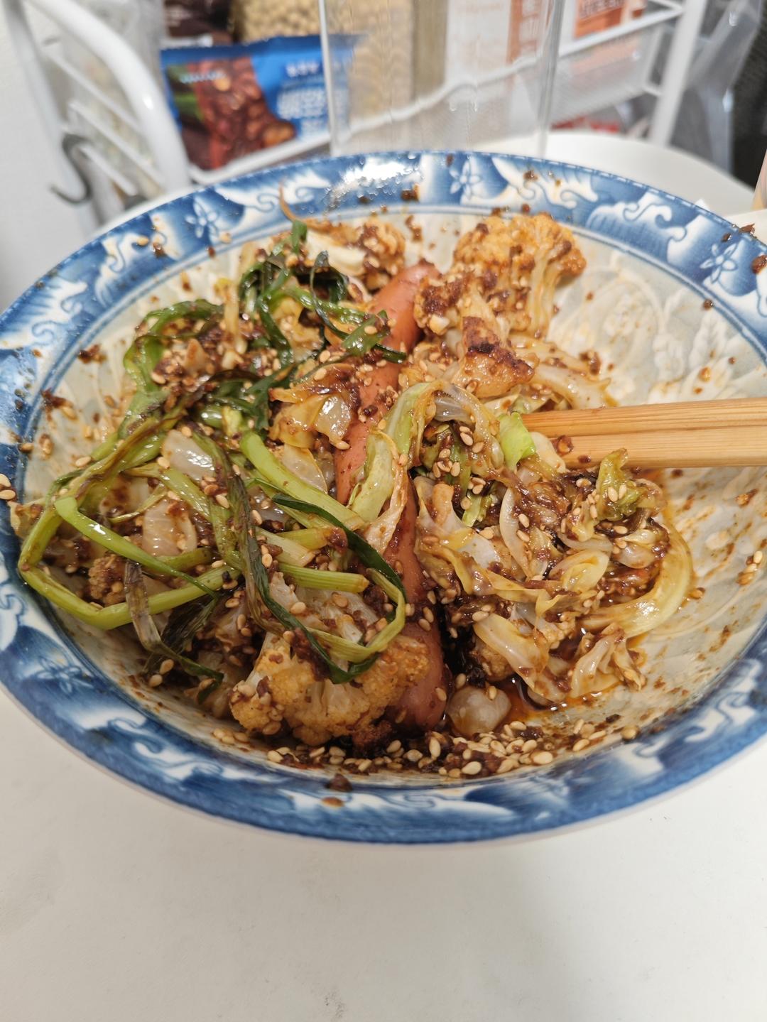 街头小吃「炸包菜」👍👍👍