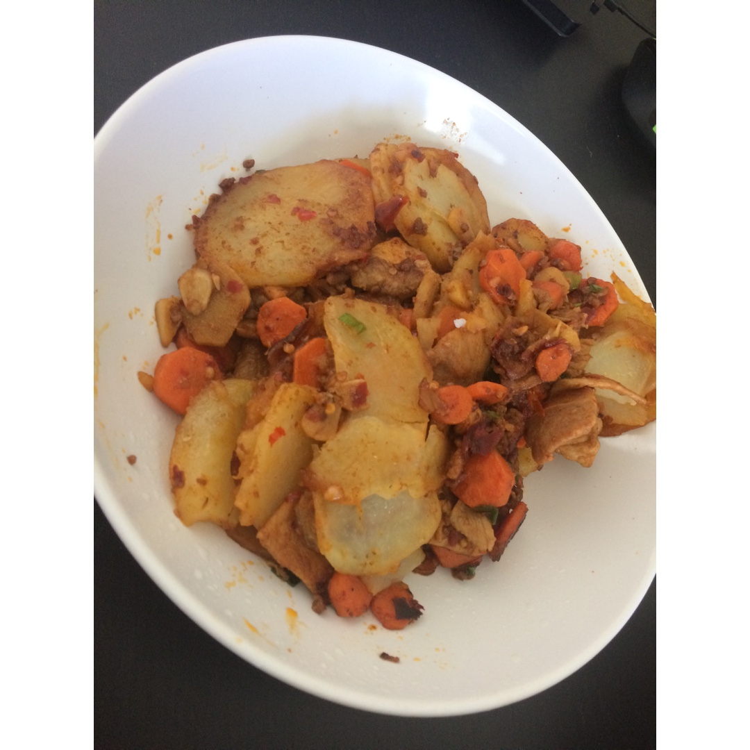 干锅土豆片