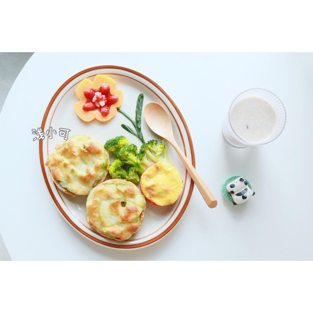 低脂花生酱焗贝果