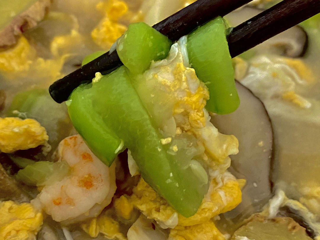 味道鲜美的丝瓜汤
