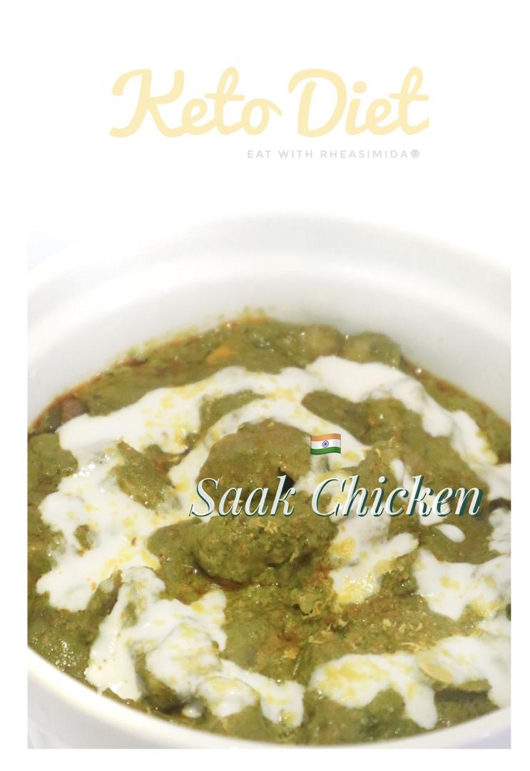 印度菠菜咖喱鸡 Saag chicken / Palak chicken