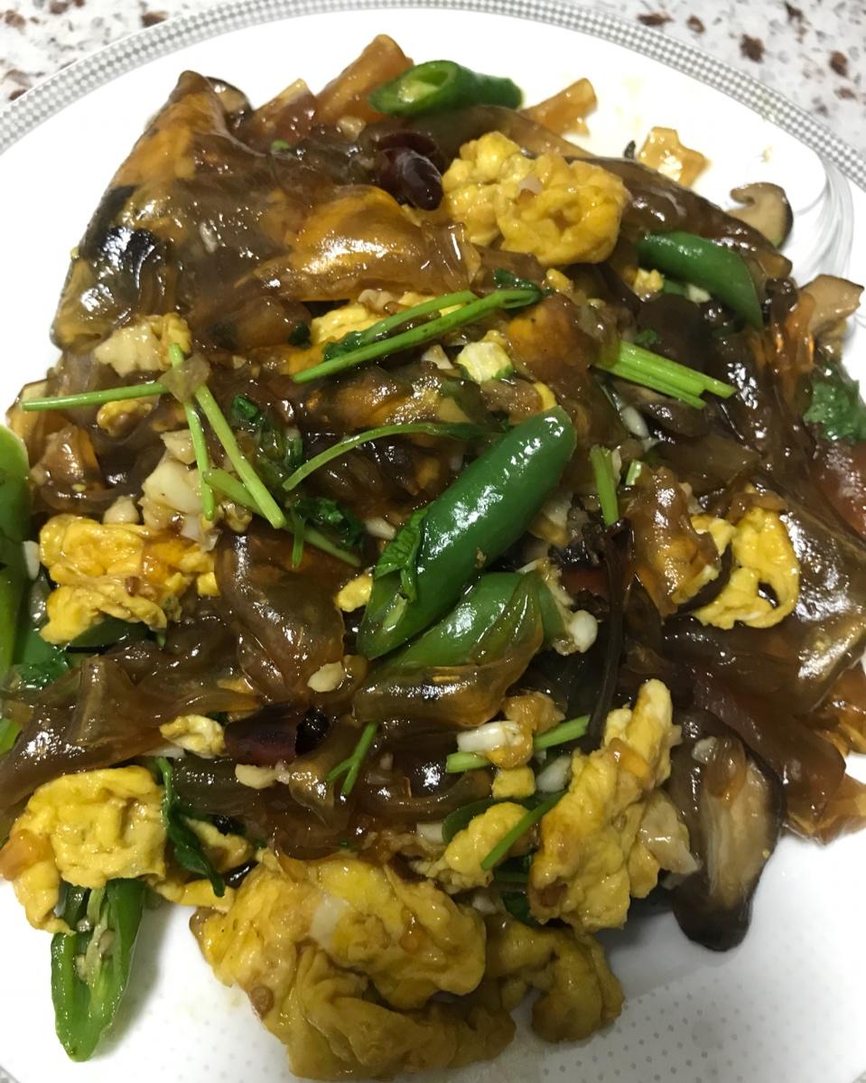 比饭店好吃的鸡蛋粉皮