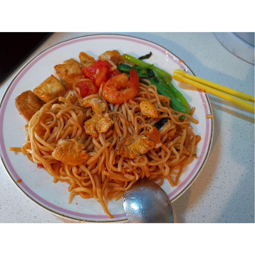 鸡蛋素炒面Fried Noodles Vegetarian