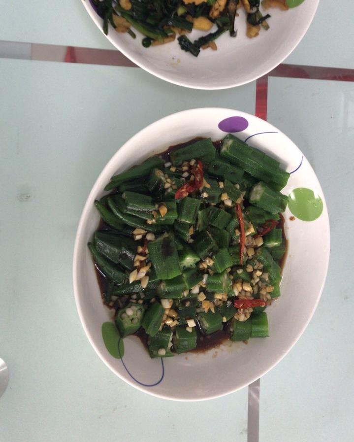 凉拌秋葵