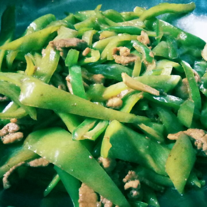 青椒炒肉丝