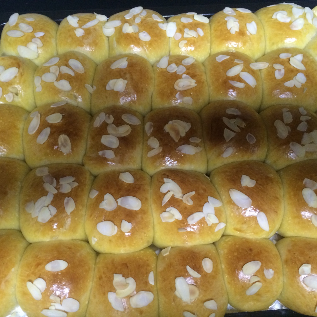 鲜奶油小餐包（一次发酵）