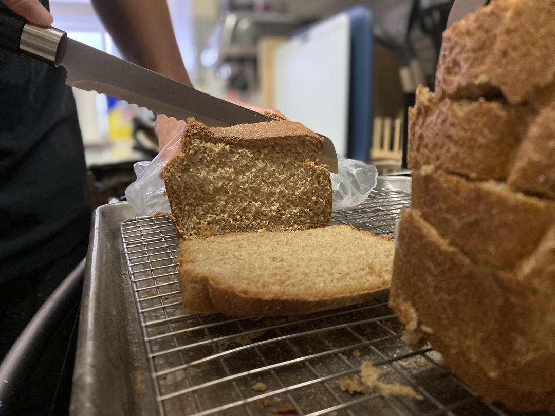 100%全麦吐司（无糖无油）