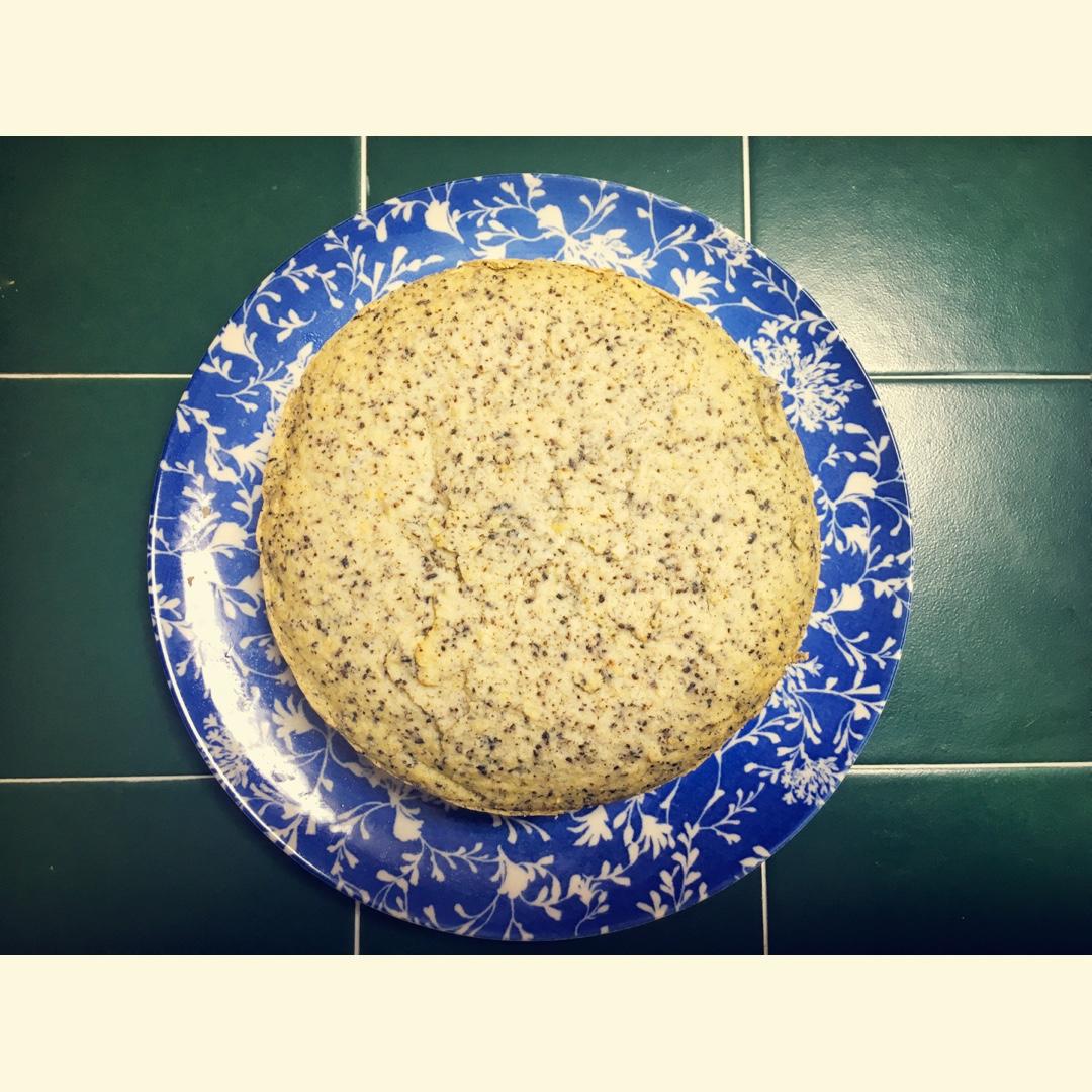 七分钟用微波炉做芝麻豆渣蛋糕