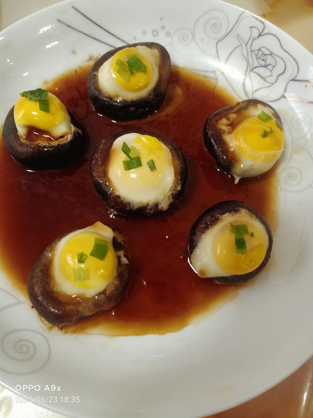 香菇蒸鹌鹑蛋