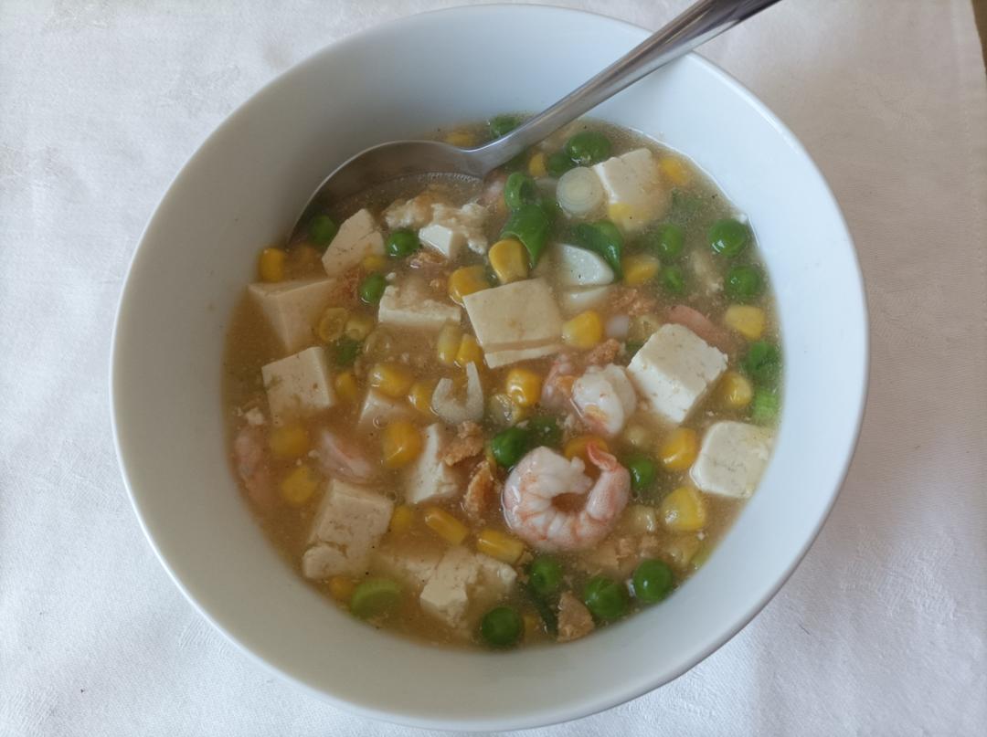 咸蛋黄豆腐羹
