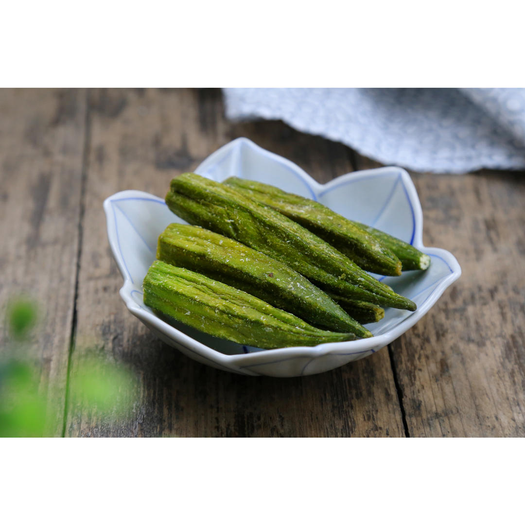 自制追剧零食秋葵干#汉美驰烘干机#