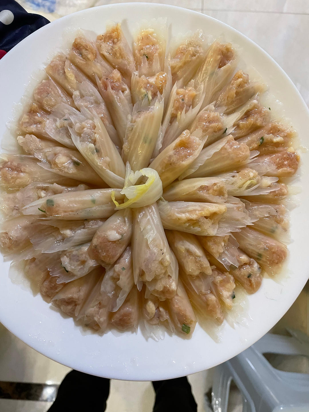 花开富贵-白菜虾滑卷