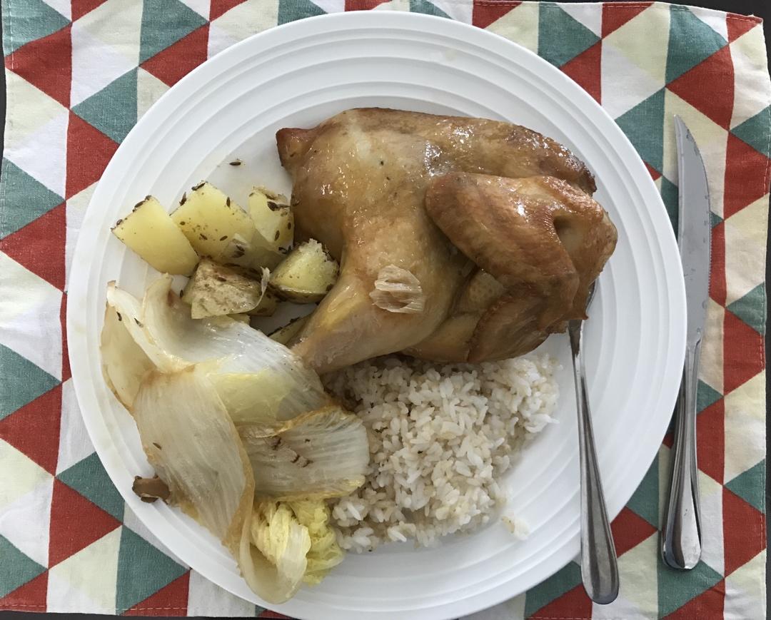 电饭煲焗鸡，烤鸡