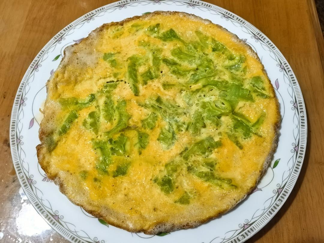 厨师长教你：“苦瓜煎蛋”的家常做法，营养又美味