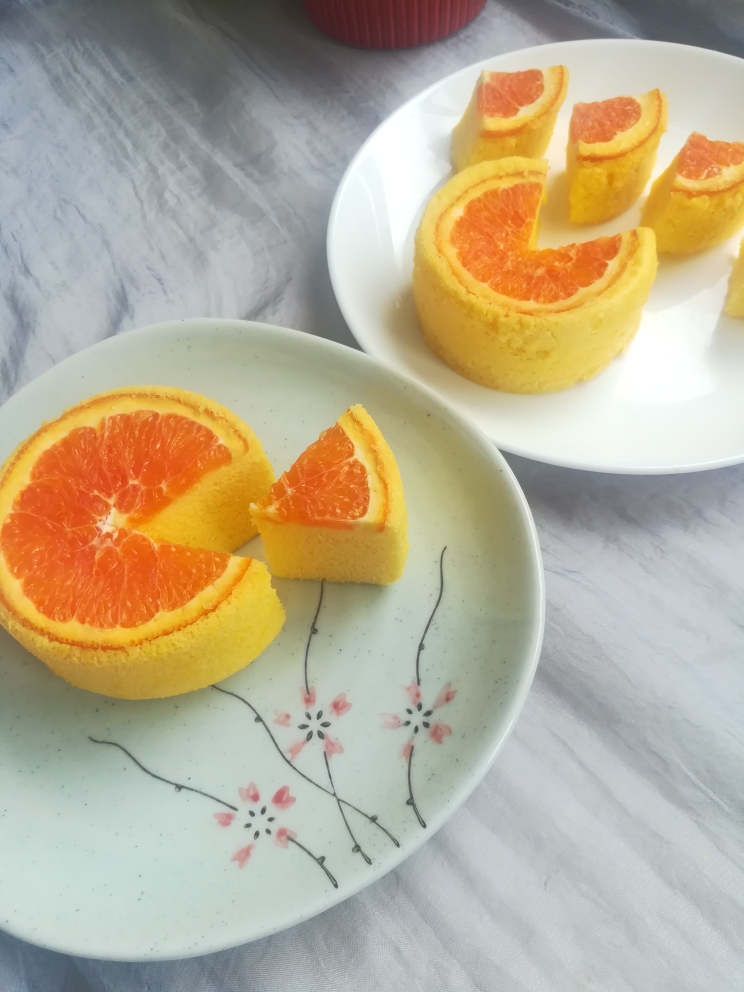 🍊橙汁小碗蒸蛋糕