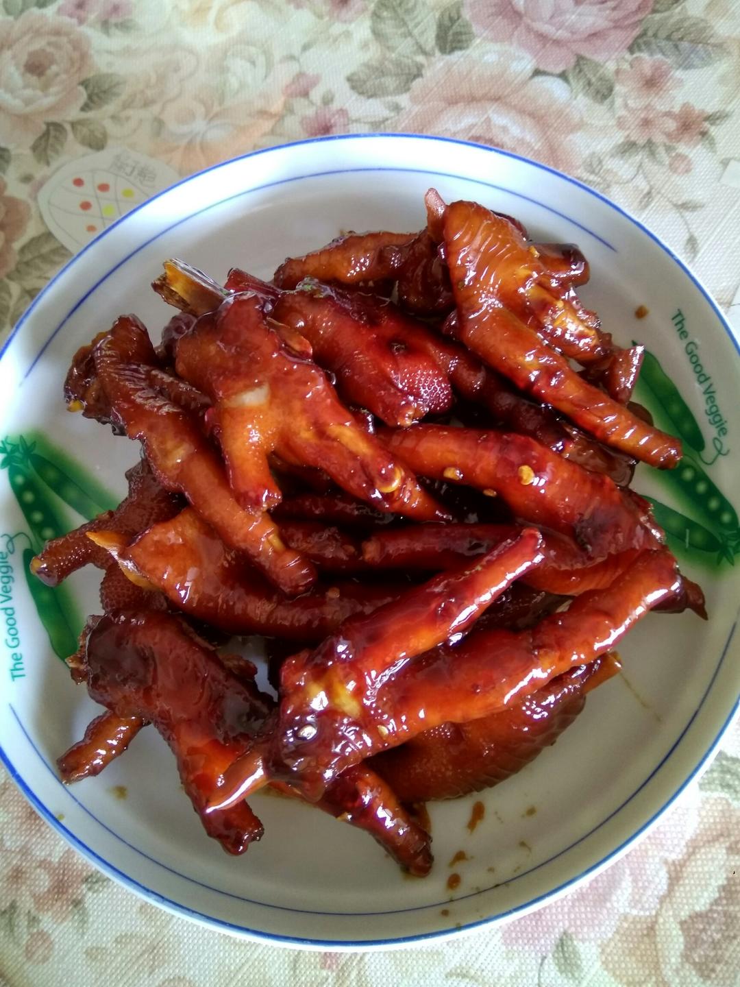 香辣烧鸡爪