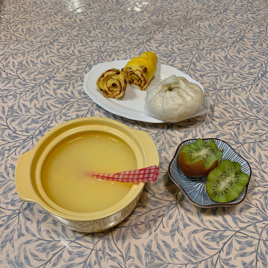 不加一滴水💧香浓南瓜蜜豆卷