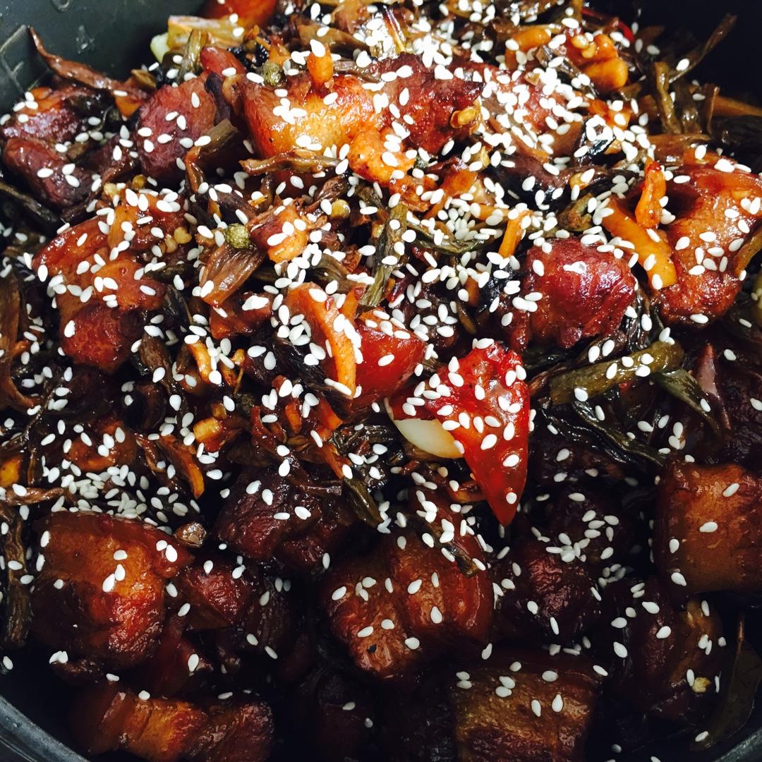 干豆角焖五花肉