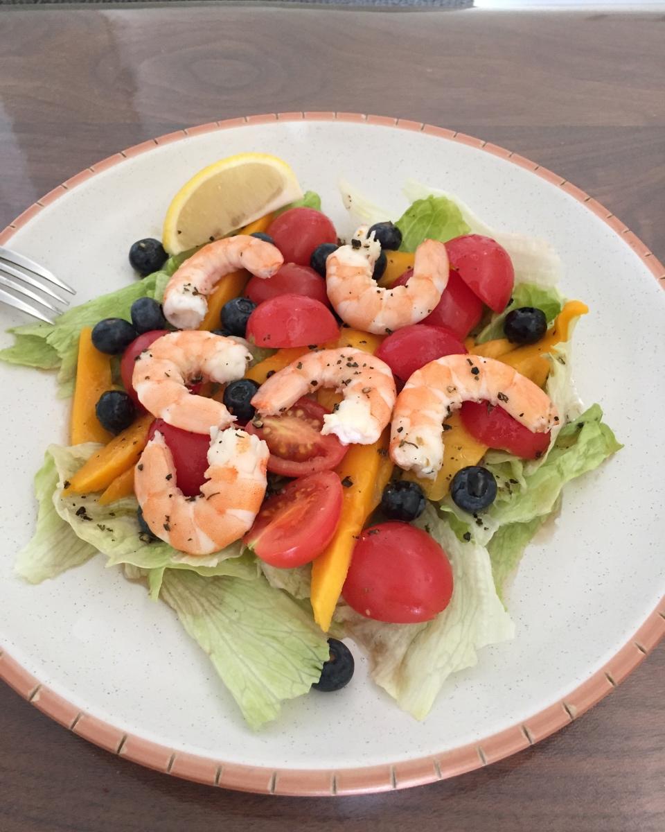 香芒大虾沙拉