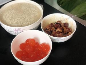🍃2种经典口味粽子｜碱水米粽（水晶凉粽）&咸蛋黄肉粽的做法 步骤4