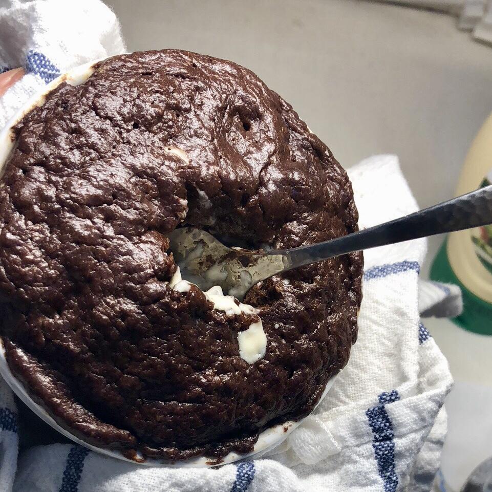 一分钟微波巧克力蛋糕（生酮）