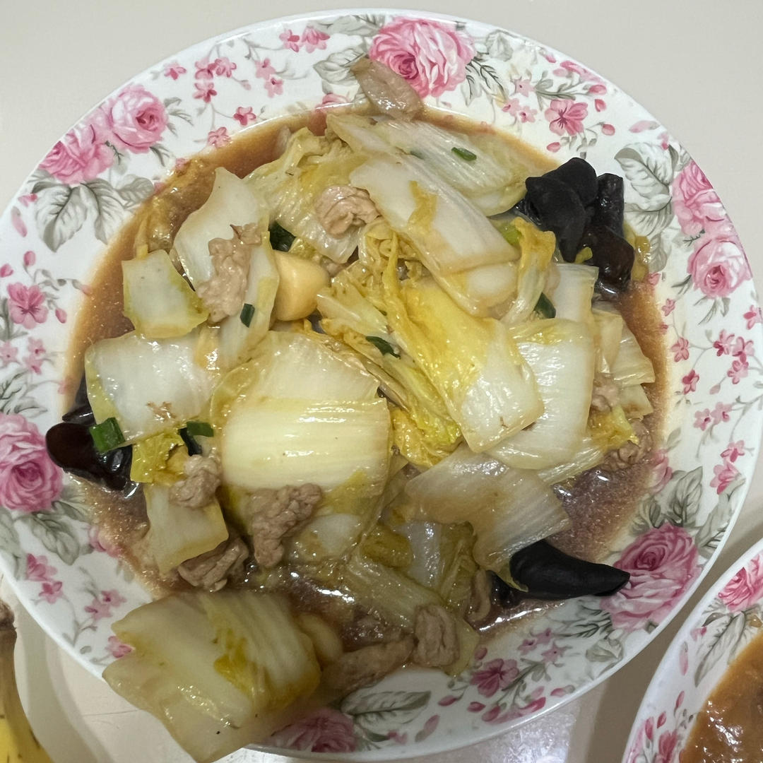 开胃下饭菜！醋溜白菜木耳