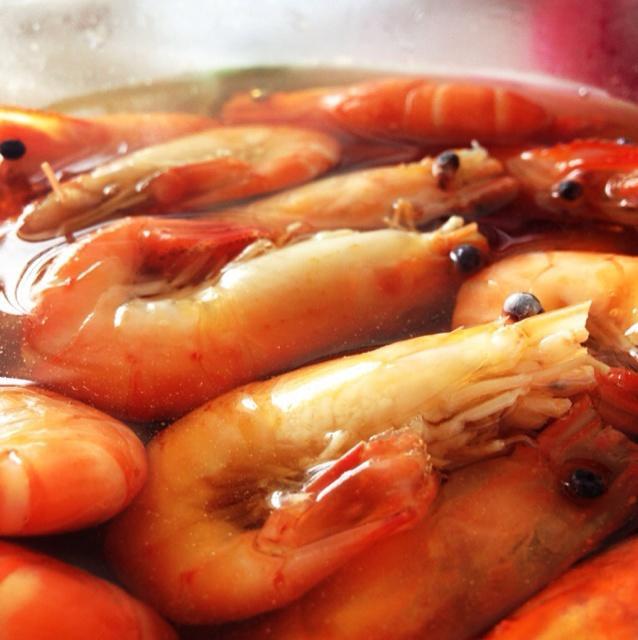 卤糟虾的做法