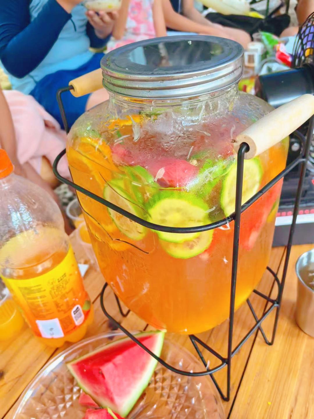 野餐桶装水果茶🍊烧烤解腻天花板