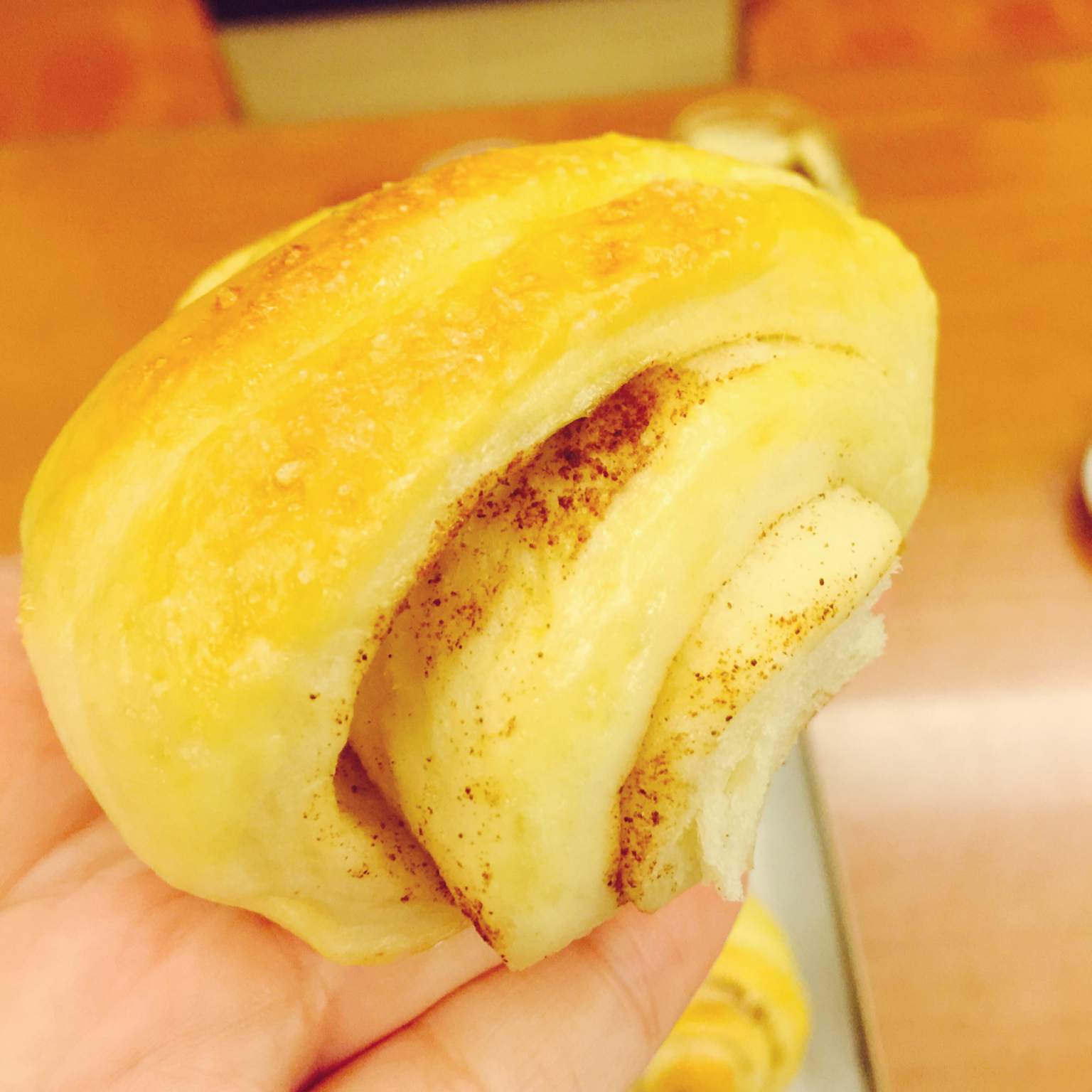 免揉肉桂卷包