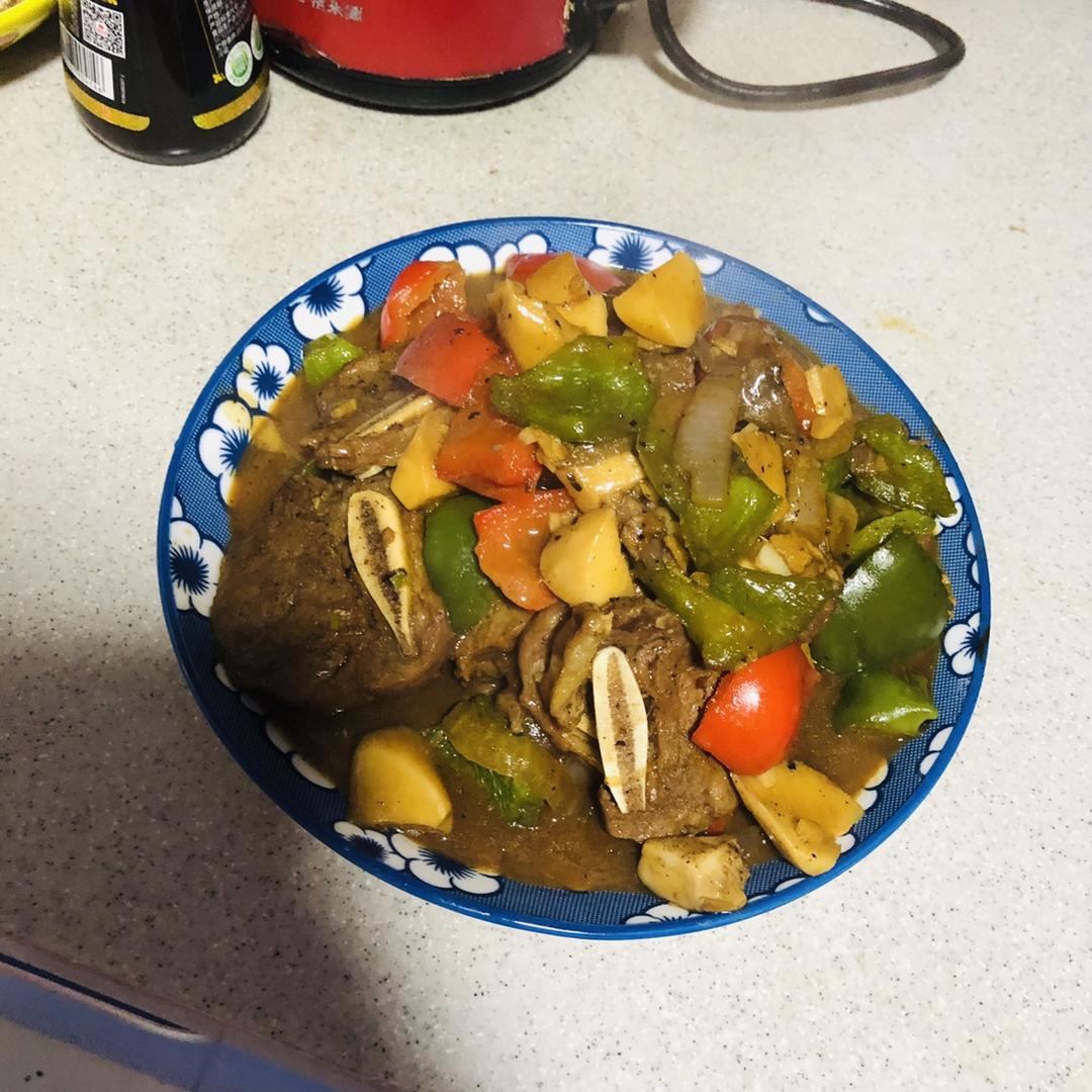 黑椒牛仔骨