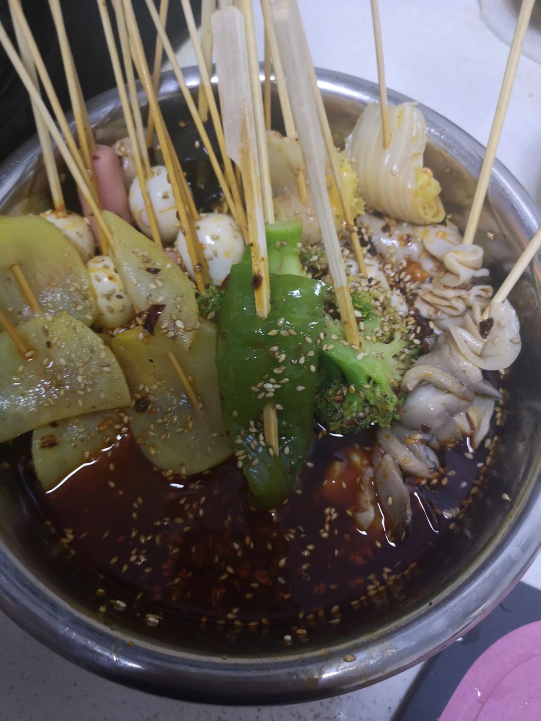 藤椒钵钵鸡冷串串