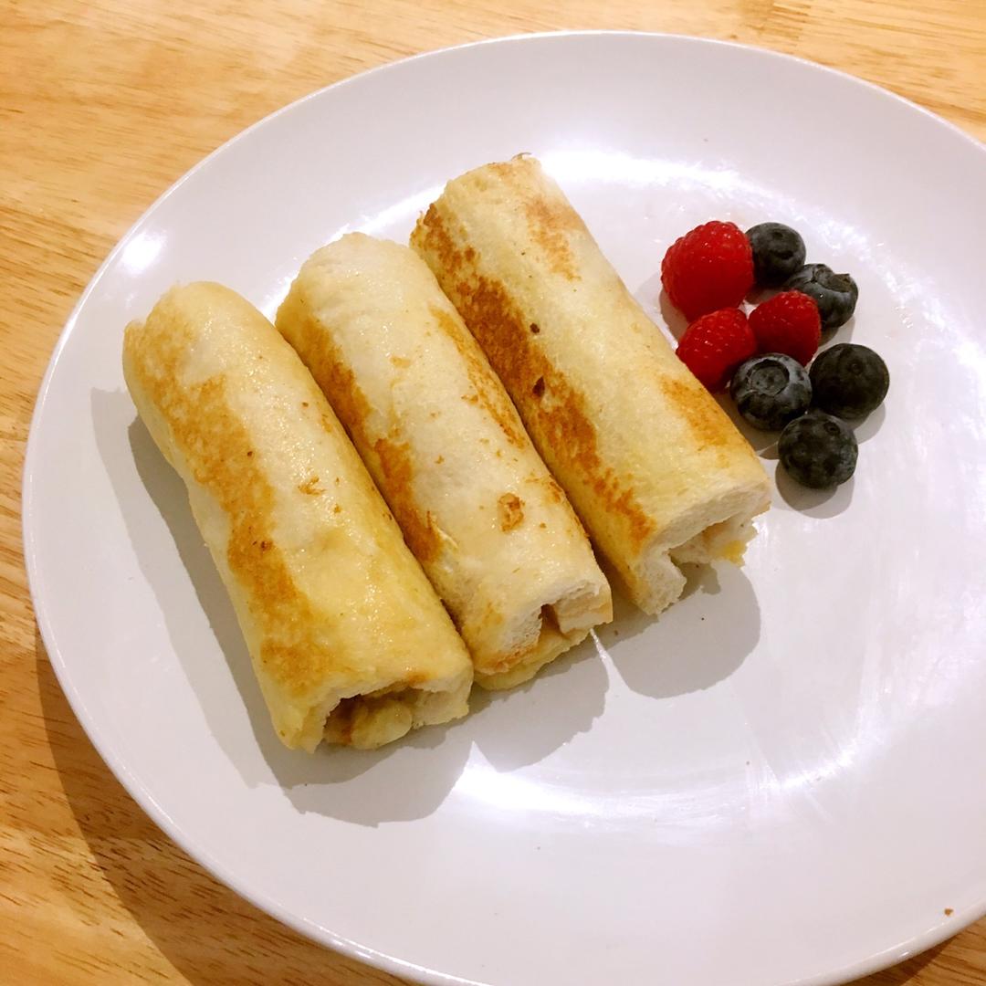 香蕉吐司鸡蛋卷（宝宝1岁半+辅食）