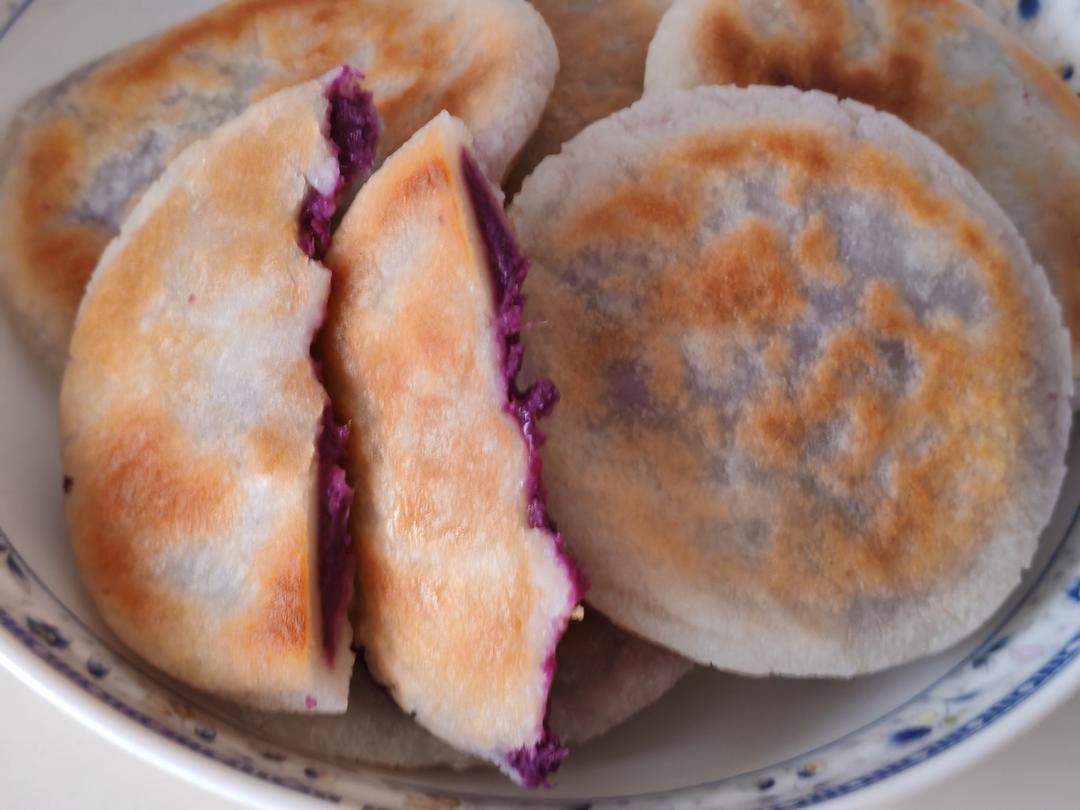 紫薯糯米饼