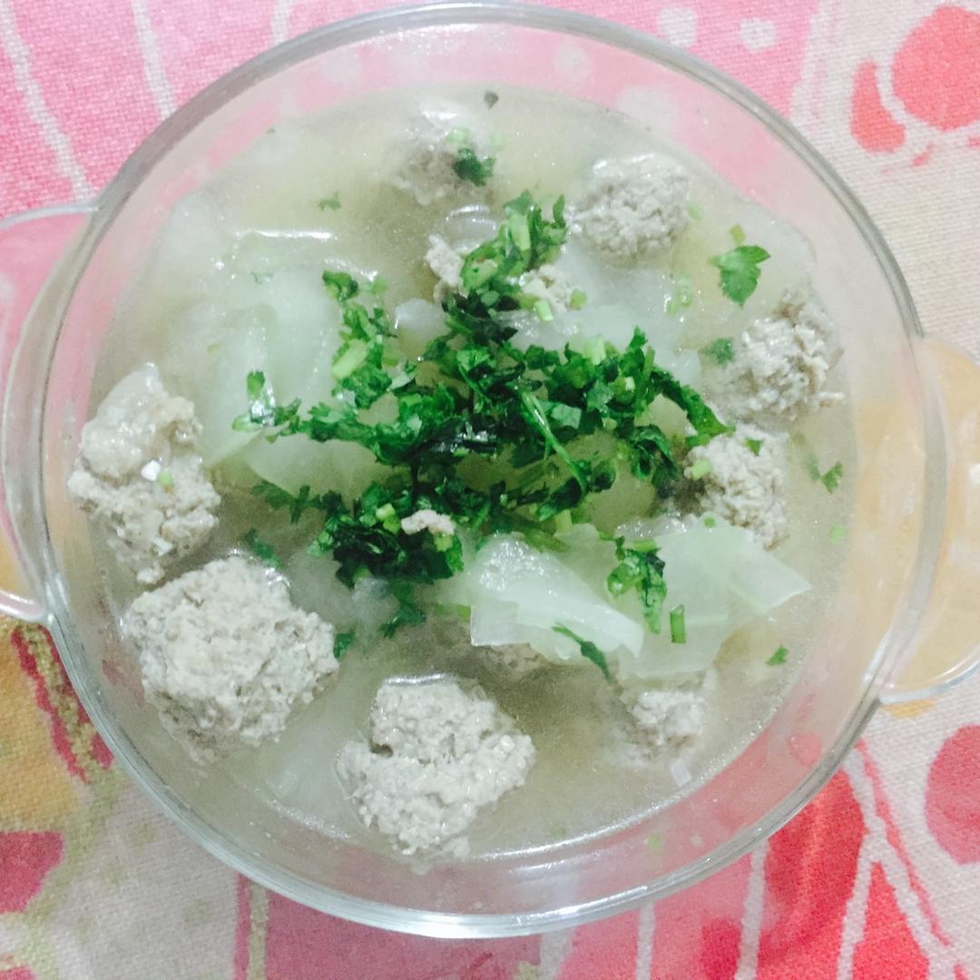 夏天不可错过的家常味--冬瓜丸子汤